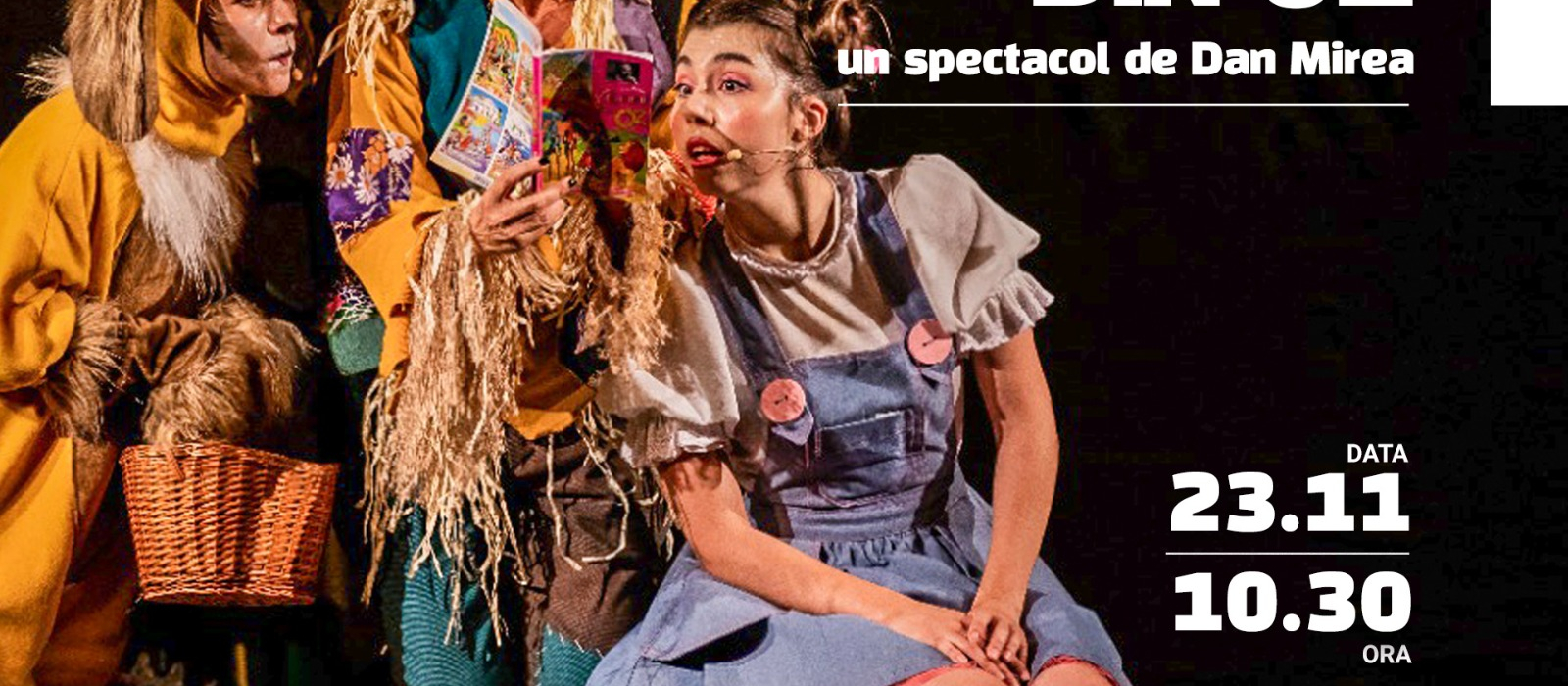 Un curcubeu de emoție și culoare la spectacolul ”Vrăjitorul din Oz”, de la Teatrul ”Gulliver”